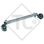 Braked axle SWING 1350kg axle type CB 1354, 46.25.379.727