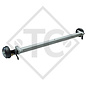 Braked tandem front axle SWING 1350kg axle type CB 1354, 46.25.379.782