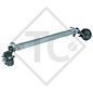 Braked tandem front axle SWING 1500kg axle type CB 1505, 46.27.379.576