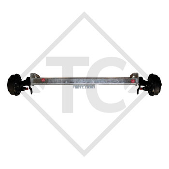 Essieu SWING 1500kg freiné type d'essieu CB 1505, 46.27.379.418, HUMBAUR