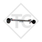 Braked axle SWING 1500kg axle type CB 1505, 46.27.379.418, HUMBAUR