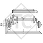 Essieu SWING 1800kg freiné type d'essieu CB 1805, 46.32.368.400