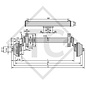 Tandem Vorderachse gebremst SWING 1800kg Achstyp CB 1805, 46.32.368.420