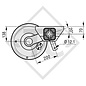 Braked axle 2100kg SWING axle type CS 2106, 46.37.373.100