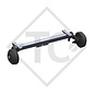 Braked tandem front axle SWING 1800kg axle type CB 1805, 4021155