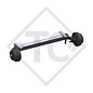 Braked axle SWING 1800kg axle type CB 1805, 46.32.368.403