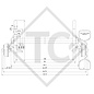 Achse gebremst SWING 1350kg Achstyp CB 1355, 46.24.379.209, WÖRMANN