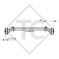 Braked axle 900kg EURO COMPACT axle type B 850-5