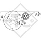 Achse gebremst 1500kg RONDO Achstyp DB 1505, 45.27.379.675