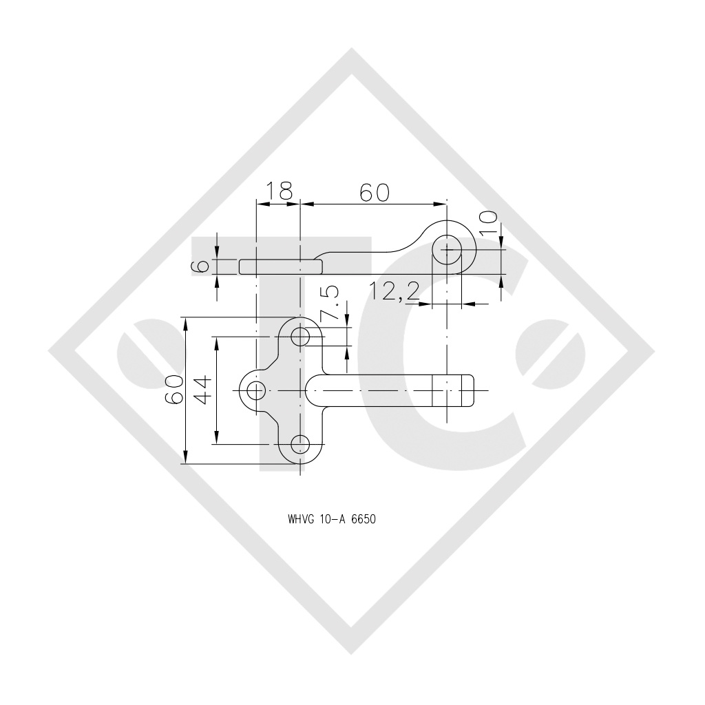 WINTERHOFF Mounting bracket type WVG 10-A