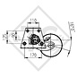 Achse gebremst 1300kg EURO Plus Achstyp DELTA SIN 12, KNAUS AZUR 500