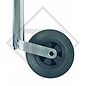 Roue jockey ø48mm rond Compact, 1222433, pour caravanes, remorques-auto, machines pour l'industrie du bâtiment