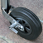 Jockey wheel ø48mm round with PINSTOP, 1224351, for caravans, car trailers, machines for building industry