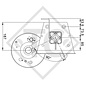 Achse gebremst 1050kg SWING Achstyp CB 1054, 46.21.379.889