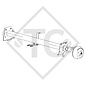 Braked axle 1050kg SWING axle type CB 1054, 46.21.379.889