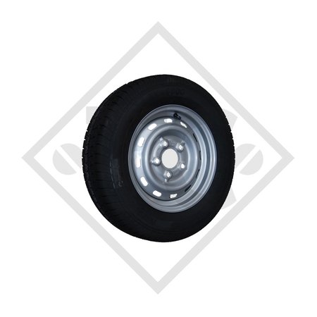 Roue 185/70R13 TR-603 avec jante 5.50x13