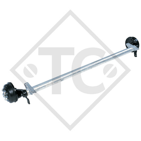 Braked axle 1050kg RONDO axle type DB 1054, 45.21.379.510
