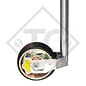 Jockey wheel ø48mm round Premium, with nose load scale, 1221695, for caravans, car trailers, machines for building industry