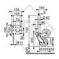 Roue jockey ø60mm rond sabot entièrement automatique, 1212382, pour caravanes, remorques-auto, machines pour l'industrie du bâtiment