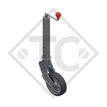 Roue jockey ø60mm rond sabot entièrement automatique, sans support, 1654777