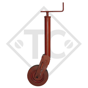 Roue jockey ø70mm rond sabot semi-automatique, 1224013