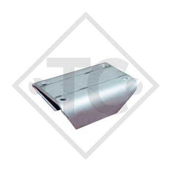 Support de roue jockey ø70mm