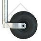 Jockey wheel ø48mm round, type ST 48-260 L, for caravans, car trailers, machines for building industry