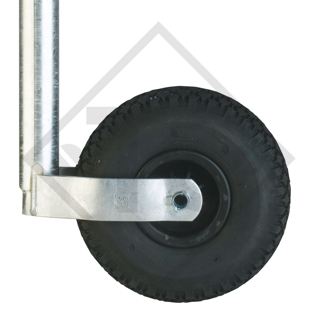 Jockey wheel ø48mm round, type ST 48-260 L, for caravans, car trailers, machines for building industry