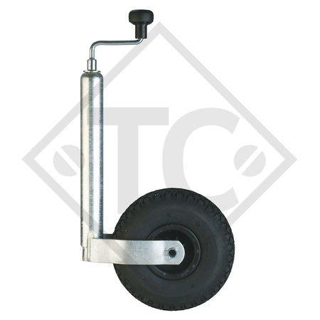 Roue jockey ø48mm rond, type ST 48-260 L