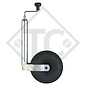 Roue jockey ø48mm rond, type ST 48-260 L, pour caravanes, remorques-auto, machines pour l'industrie du bâtiment