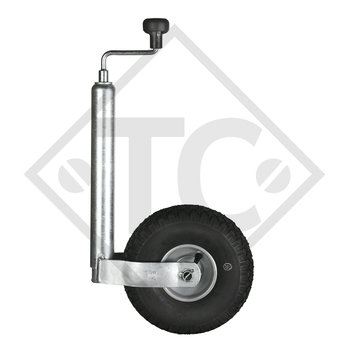 Roue jockey ø48mm rond, type ST 48-260 LB