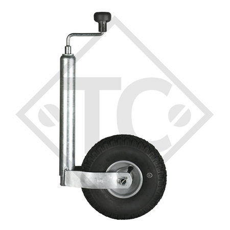 Jockey wheel ø48mm round, type ST 48-260 LB