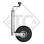 Rueda jockey ø48mm redondo, tipo ST 48-260 LB, para caravanas, remolques y semirremolques