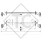 Assale frenato 900kg EURO Plus tipo di assale B 850-5, KNAUS