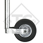 Jockey wheel ø48mm round, type ST 48-255 SB, for caravans, car trailers, machines for building industry