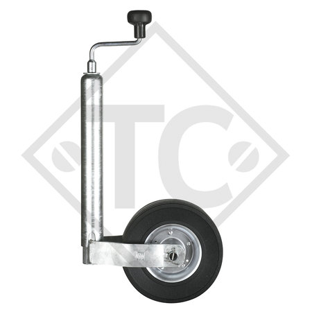Roue jockey ø48mm rond, type ST 48-255 SB