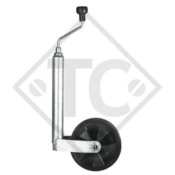 Roue jockey ø48mm rond, type ST 48-C-240 S