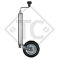 Roue jockey ø48mm rond, type ST 48-V-200 VB, version renforcée, pour caravanes, remorques-auto, machines pour l'industrie du bâtiment