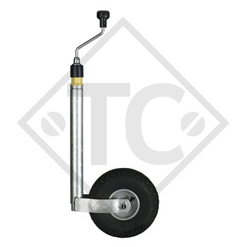 Ruotino d'appoggio ø48mm tondo, tipo ST 48-CW-260 LB, con indicatore di carico ruota integrato