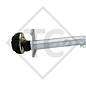 Braked axle 1360kg EURO Compact axle type DELTA SIN 12-3