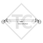 Braked axle 900kg EURO1 axle type B 850-5 BÜRSTNER Club 355 / 360 N, 3701 and 3907 (390TK)