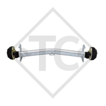 Eje con freno 1300kg EURO Plus tipo de eje DELTA SI-N 12, DETHLEFFS / TEC