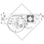 Achse gebremst SWING 1800kg Achstyp CB 1805, 46.32.379.108