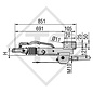 Commande de freinage avec semelle en V type ZAF 3.5-3, 2500 à 3500kg, 48.51.581.006