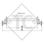 Eje sin freno 750kg PLUS OTPIMA tipo de eje 700-5