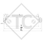 Assale frenato 1350kg / 1400kg tipo di assale CB 1355, 46.25.379.449 HUMBAUR - RIPRODUZIONE