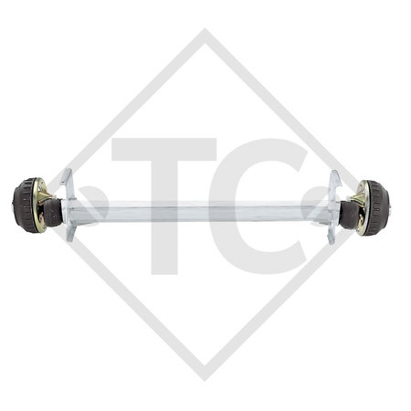 Braked axle 750kg axle type B 700-5, Caravelaire