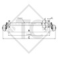 Achse gebremst 1300kg EURO COMPACT Achstyp B 1200-5 - RSA - SATELLITE MX111