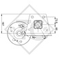 Braked axle SWING 1350kg axle type CB 1355, 46.24.379.330, 4013073