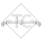 Braked axle 1300kg EURO PLUS axle type B 1200-5